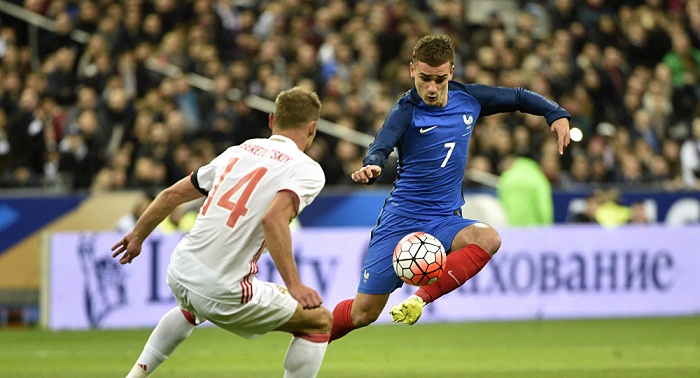 Euro-2016: la France bat la Russie 4 à 2 en match amical